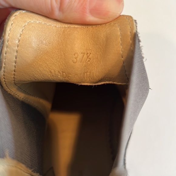 Rag & Bone Grey Dixon Waxed Suede Ankle Boots/Booties SZ 37.5 - Picture 7 of 9